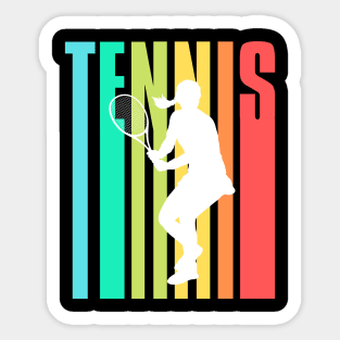 US Open Tennis Player Silhouette Sticker